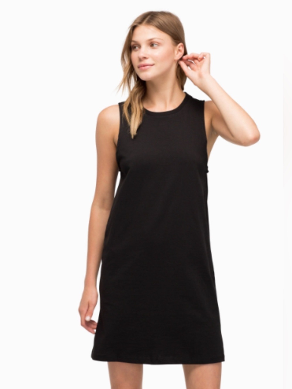 Richer Poorer Black Organic Cotton Tank Cotton Sz L